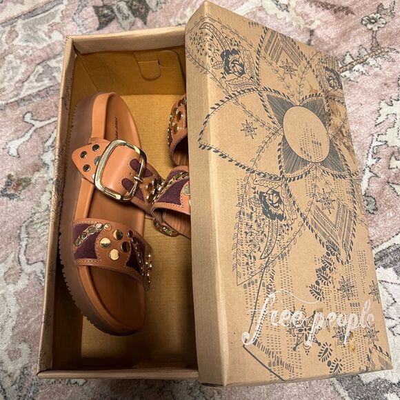 Free People Revelry Studded Slide Sandal - Picture 6 of 8